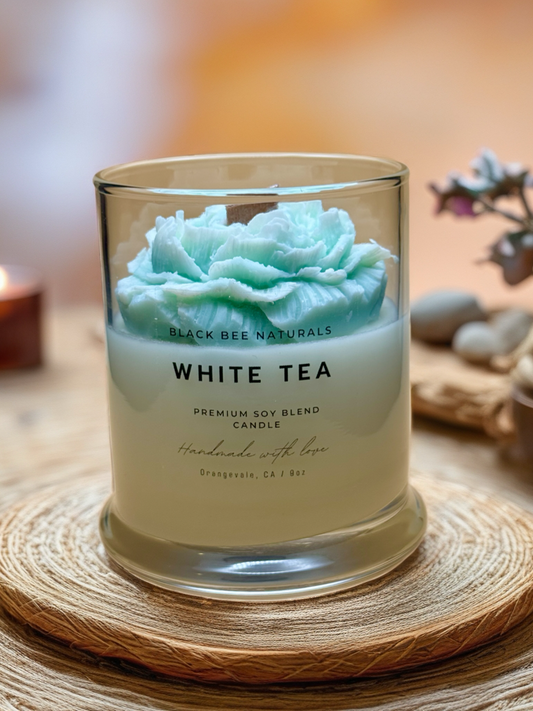 White Tea Scented Soy Candle 9 oz